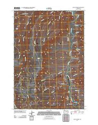 Mount Misery Oregon Historical topographic map, 1:24000 scale, 7.5 X 7.5 Minute, Year 2011