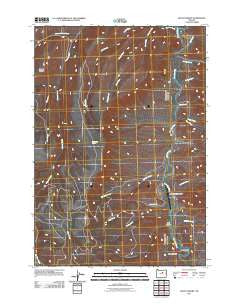 Mount Misery Oregon Historical topographic map, 1:24000 scale, 7.5 X 7.5 Minute, Year 2011