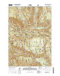 Mount Mitchell Oregon Current topographic map, 1:24000 scale, 7.5 X 7.5 Minute, Year 2014