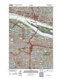 Mount Tabor Oregon Historical topographic map, 1:24000 scale, 7.5 X 7.5 Minute, Year 2011