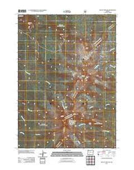 Mount Thielsen Oregon Historical topographic map, 1:24000 scale, 7.5 X 7.5 Minute, Year 2011