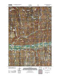 Mount Vernon Oregon Historical topographic map, 1:24000 scale, 7.5 X 7.5 Minute, Year 2011