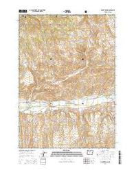 Mount Vernon Oregon Current topographic map, 1:24000 scale, 7.5 X 7.5 Minute, Year 2014