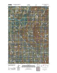 Mount Wilson Oregon Historical topographic map, 1:24000 scale, 7.5 X 7.5 Minute, Year 2011