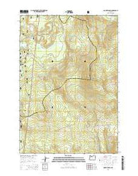 Mount Wilson Oregon Current topographic map, 1:24000 scale, 7.5 X 7.5 Minute, Year 2014