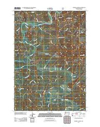 Mowrey Landing Oregon Historical topographic map, 1:24000 scale, 7.5 X 7.5 Minute, Year 2011