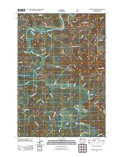 Mowrey Landing Oregon Historical topographic map, 1:24000 scale, 7.5 X 7.5 Minute, Year 2011