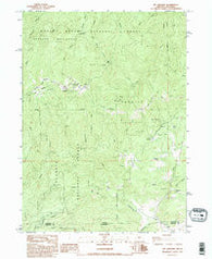 Mt. Ashland Oregon Historical topographic map, 1:24000 scale, 7.5 X 7.5 Minute, Year 1983