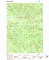 Mt. Bruno Oregon Historical topographic map, 1:24000 scale, 7.5 X 7.5 Minute, Year 1988