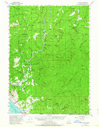 Mt. Emily Oregon Historical topographic map, 1:62500 scale, 15 X 15 Minute, Year 1954