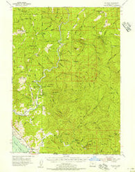 Mt. Emily Oregon Historical topographic map, 1:62500 scale, 15 X 15 Minute, Year 1954