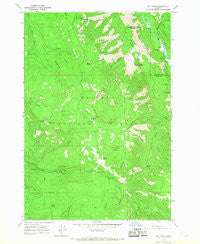 Mt. Fanny Oregon Historical topographic map, 1:24000 scale, 7.5 X 7.5 Minute, Year 1965