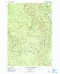 Mt. Fanny Oregon Historical topographic map, 1:24000 scale, 7.5 X 7.5 Minute, Year 1993