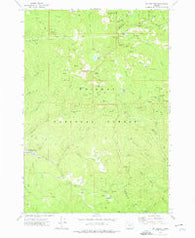 Mt. Ireland Oregon Historical topographic map, 1:24000 scale, 7.5 X 7.5 Minute, Year 1972