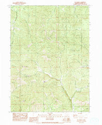 Mt. Isabelle Oregon Historical topographic map, 1:24000 scale, 7.5 X 7.5 Minute, Year 1983