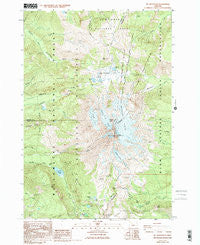 Mt. Jefferson Oregon Historical topographic map, 1:24000 scale, 7.5 X 7.5 Minute, Year 1988
