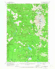 Mt. Jefferson Oregon Historical topographic map, 1:62500 scale, 15 X 15 Minute, Year 1961