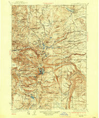 Mt. Jefferson Oregon Historical topographic map, 1:125000 scale, 30 X 30 Minute, Year 1930