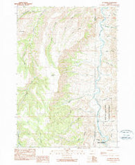 Mt. Misery Oregon Historical topographic map, 1:24000 scale, 7.5 X 7.5 Minute, Year 1990