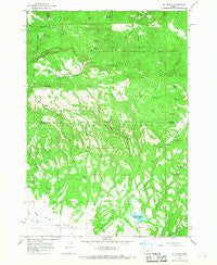 Mt. Pisgah Oregon Historical topographic map, 1:24000 scale, 7.5 X 7.5 Minute, Year 1966
