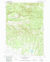 Mt. Pisgah Oregon Historical topographic map, 1:24000 scale, 7.5 X 7.5 Minute, Year 1966