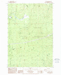 Mt. Wilson Oregon Historical topographic map, 1:24000 scale, 7.5 X 7.5 Minute, Year 1985