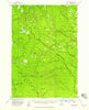 Mt. Wilson Oregon Historical topographic map, 1:62500 scale, 15 X 15 Minute, Year 1956
