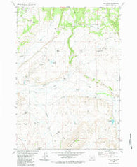 Mud Spring Oregon Historical topographic map, 1:24000 scale, 7.5 X 7.5 Minute, Year 1983