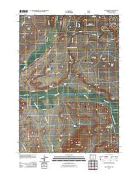 Mud Spring Oregon Historical topographic map, 1:24000 scale, 7.5 X 7.5 Minute, Year 2011