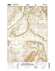 Mud Spring Oregon Current topographic map, 1:24000 scale, 7.5 X 7.5 Minute, Year 2014