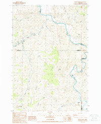 Muddy Ranch Oregon Historical topographic map, 1:24000 scale, 7.5 X 7.5 Minute, Year 1987