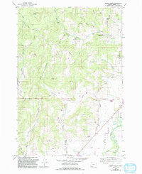 Muddy Valley Oregon Historical topographic map, 1:24000 scale, 7.5 X 7.5 Minute, Year 1979