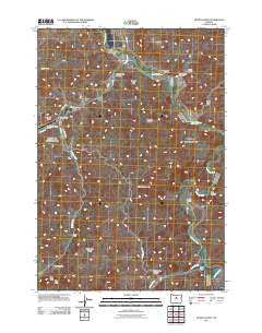 Muddy Ranch Oregon Historical topographic map, 1:24000 scale, 7.5 X 7.5 Minute, Year 2011