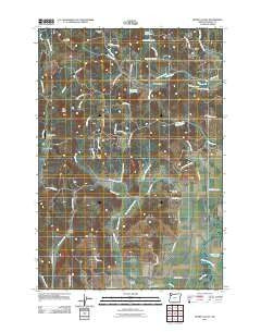 Muddy Valley Oregon Historical topographic map, 1:24000 scale, 7.5 X 7.5 Minute, Year 2011