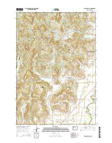 Muddy Valley Oregon Current topographic map, 1:24000 scale, 7.5 X 7.5 Minute, Year 2014