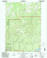 Mule Deer Ridge Oregon Historical topographic map, 1:24000 scale, 7.5 X 7.5 Minute, Year 1992