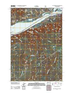 Multnomah Falls Oregon Historical topographic map, 1:24000 scale, 7.5 X 7.5 Minute, Year 2011