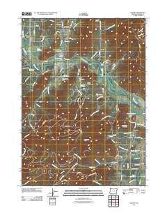 Murphy Oregon Historical topographic map, 1:24000 scale, 7.5 X 7.5 Minute, Year 2011