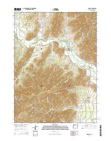 Murphy Oregon Current topographic map, 1:24000 scale, 7.5 X 7.5 Minute, Year 2014