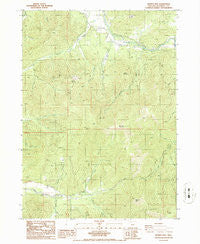 Murphy Mtn Oregon Historical topographic map, 1:24000 scale, 7.5 X 7.5 Minute, Year 1986