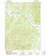 Murphy Oregon Historical topographic map, 1:24000 scale, 7.5 X 7.5 Minute, Year 1986