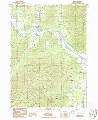 Murphy Oregon Historical topographic map, 1:24000 scale, 7.5 X 7.5 Minute, Year 1986