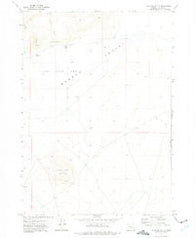 Mustang Butte Oregon Historical topographic map, 1:24000 scale, 7.5 X 7.5 Minute, Year 1972