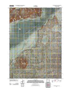 Mustang Butte Oregon Historical topographic map, 1:24000 scale, 7.5 X 7.5 Minute, Year 2011