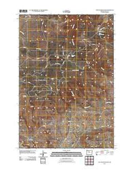 Mutton Mountain Oregon Historical topographic map, 1:24000 scale, 7.5 X 7.5 Minute, Year 2011