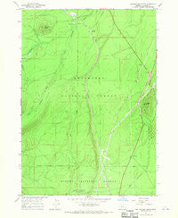 Muttonchop Butte Oregon Historical topographic map, 1:24000 scale, 7.5 X 7.5 Minute, Year 1967