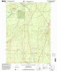 Muttonchop Butte Oregon Historical topographic map, 1:24000 scale, 7.5 X 7.5 Minute, Year 1999