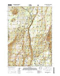 Muttonchop Butte Oregon Current topographic map, 1:24000 scale, 7.5 X 7.5 Minute, Year 2014