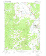 Myrtle Point Oregon Historical topographic map, 1:24000 scale, 7.5 X 7.5 Minute, Year 1971