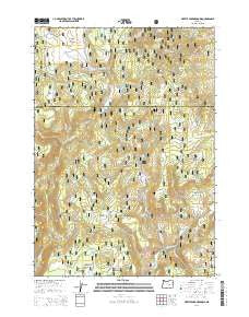Myrtle Park Meadows Oregon Current topographic map, 1:24000 scale, 7.5 X 7.5 Minute, Year 2014